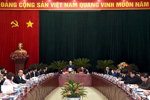 Thủ tướng Nguyễn Xuân Phúc làm việc với lãnh đạo chủ chốt tỉnh Bắc Ninh về tình hình kinh tế-xã hội
