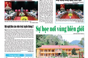 Báo Sơn La, Thứ 5 ngày 9-2-2017