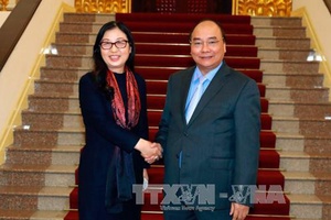 Thủ tướng Nguyễn Xuân Phúc tiếp Tập đoàn Huawei, Trung Quốc