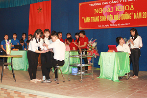 Trường Cao đẳng Y tế Sơn La: Ngoại khóa hành trang sinh viên điều dưỡng năm 2017