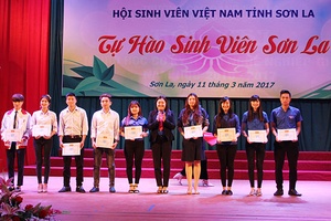 Hội sinh viên Việt Nam tỉnh Sơn La:  Tổng kết chương trình “Tự hào sinh viên Sơn La”