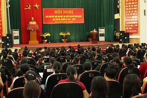 Hội nghị báo cáo kết quả Đại hội đại biểu Phụ nữ toàn quốc lần thứ XII