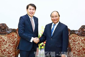 Thủ tướng Nguyễn Xuân Phúc tiếp Chủ tịch Tập đoàn CapitaLand
