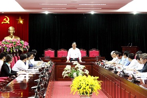 Thường trực tỉnh ủy: Họp về việc cấp phép đầu tư xử lý chất thải rắn môi trường trên địa bàn tỉnh