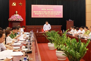 Triển khai nhiệm vụ PCTT&TKCN năm 2017
