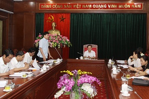 Thường trực tỉnh ủy: Duyệt nội dung đĩa VCD về tiềm năng và cơ hội đầu tư của tỉnh