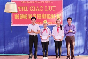 Mường La: Thi giao lưu Rung chuông vàng cấp THCS