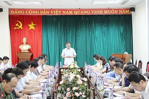 Đồng chí Phó Bí thư tỉnh ủy làm việc tại huyện Sông Mã