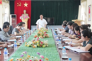 Đồng chí Phó Chủ tịch UBND tỉnh làm việc với một số cơ quan, đơn vị, trường học   