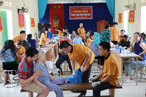 Hội Chữ thập đỏ tỉnh: Khám, chữa bệnh nhân đạo cho trên 400 người dân