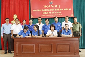 Hội nghị Ban Chấp hành Tỉnh đoàn lần thứ 12, khóa XI, nhiệm kỳ 2012-2017