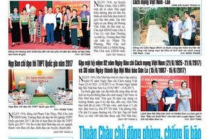 Báo Sơn La, Thứ 3 ngày 20/6/2017