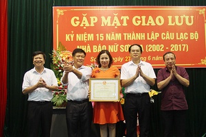 Hội Nhà báo tỉnh: Gặp mặt giao lưu kỷ niệm 15 năm thành lập Câu lạc bộ Nhà báo nữ Sơn La (2002-2017)