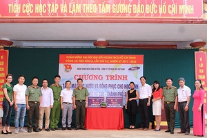 Đoàn Thanh niên và Hội Phụ nữ Công an tỉnh:  Phối hợp tổ chức chương trình tình nguyện hè “Hành quân xanh”