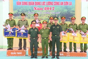 Hội thi bắn súng quân dụng lực lượng Công an Sơn La năm 2017