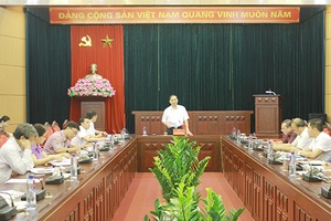 Họp triển khai công tác chuẩn bị Hội nghị xúc tiến đầu tư tỉnh năm 2017