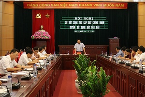 Hội nghị sơ kết công tác cấp giấy chứng nhận quyền sử dụng đất lần đầu