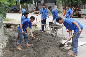 Tuổi trẻ Mường La chung tay xây dựng nông thôn mới