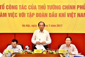 Thủ tướng yêu cầu PVN động viên tinh thần người lao động, thực hiện tốt 4 nhiệm vụ