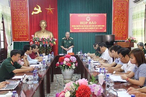 Họp báo tuyên truyền Đại hội đại biểu Hội Cựu chiến binh tỉnh lần thứ VI, nhiệm kỳ 2017 – 2022
