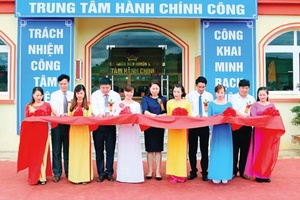 Huyện Vân Hồ: Khai trương Trung tâm Hành chính công