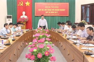 UBND tỉnh gặp gỡ, đối thoại với doanh nghiệp