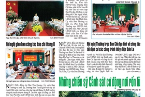 Báo Sơn La, Thứ 3 ngày 29/8/2017