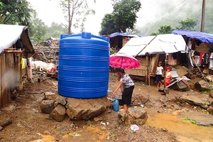 Hoàn thành công trình cấp nước sinh hoạt khẩn cấp xã Nặm Păm và thị trấn Ít Ong