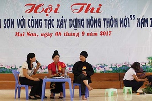 Hội thi “Phụ nữ Mai Sơn với công tác  xây dựng nông thôn mới” năm 2017