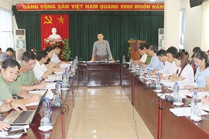 Kiểm tra việc lãnh đạo, chỉ đạo thực hiện Chỉ thị số 36-CT/TU; Chỉ thị số 46-CT/TU của Ban Thường vụ tỉnh ủy và 2 năm thực hiện Đề án công an xã tại huyện Sốp Cộp, Sông Mã