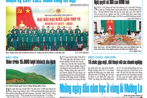 Báo Sơn La, Thứ 2 ngày 18/9/2017
