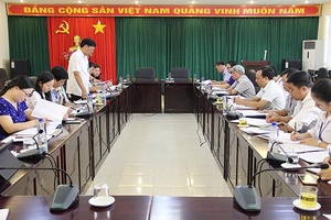 Tổ công tác 2289 tỉnh làm việc với Sở Ngoại vụ