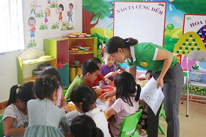 Trường mầm non Hoa Ban:  Nâng cao chất lượng chăm sóc cho trẻ