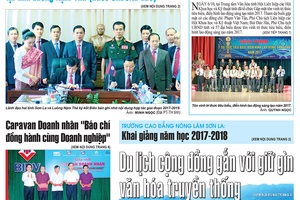 Báo Sơn La, Thứ 2 ngày 9/10/2017