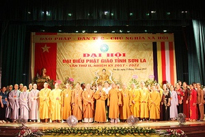 Đại hội đại biểu phật giáo tỉnh Sơn La lần thứ II, nhiệm kỳ 2017 – 2022