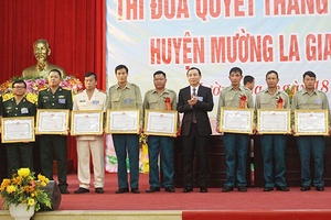 Đại hội thi đua Quyết thắng LLVT huyện Mường La giai đoạn 2012-2017