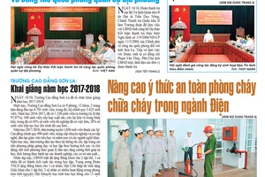 Báo Sơn La, Thứ 5 ngày 19/10/2017