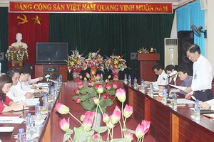 Tổ công tác 2289 làm việc với Sở Kế hoạch và Đầu tư