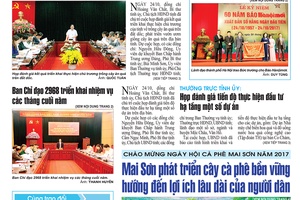 Báo Sơn La, Thứ 4 ngày 25/10/2017