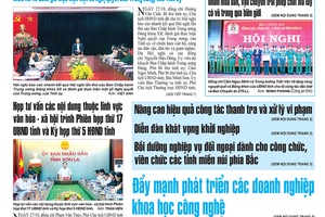 Báo Sơn La, Thứ 2 ngày 30/10/2017