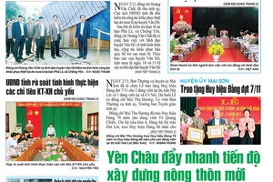 Báo Sơn La, Thứ 6 ngày 3/11/2017