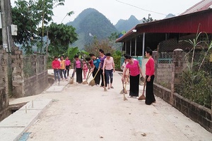  Phụ nữ Tân Lập với cuộc vận động xây dựng gia đình “5 không 3 sạch”