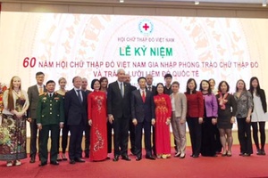 Kỷ niệm 60 năm Hội Chữ thập đỏ Việt Nam gia nhập phong trào Chữ thập đỏ - Trăng lưỡi liềm đỏ quốc tế