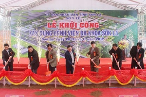 Khởi công xây dựng công trình Bệnh viện Đa khoa Sơn La