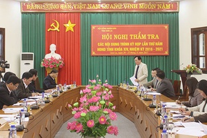 Các ban HĐND tỉnh: Thẩm tra các nội dung trình Kỳ họp thứ năm, HĐND tỉnh khóa XIV