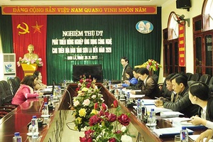 Nghiệm thu Đề án “Phát triển nông nghiệp ứng dụng công nghệ cao trên địa bàn tỉnh Sơn La đến năm 2025”