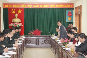 Tổ công tác 2289 của UBND tỉnh làm việc với Thanh tra tỉnh