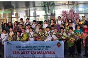 Học sinh Việt Nam giành giải cao tại kỳ thi “Thử thách nhà Toán học tương lai” 2017