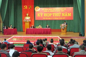 Sốp Cộp: Kỳ họp thứ 5 HĐND huyện, nhiệm kỳ 2016-2021