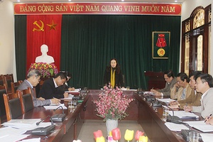 Họp thống nhất xét chọn Giải thưởng sáng tác, quảng bá tác phẩm văn học, nghệ thuật, báo chí đợt I (2015-2018)